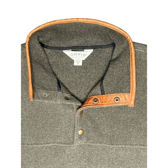 Orvis Quarter Snap Pullover Size XL - Picture 3 of 6